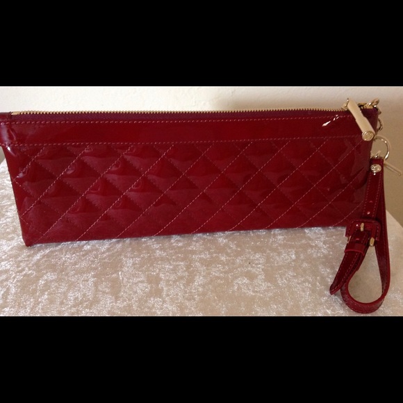 Red Burberry Clutch - Picture 2 of 4